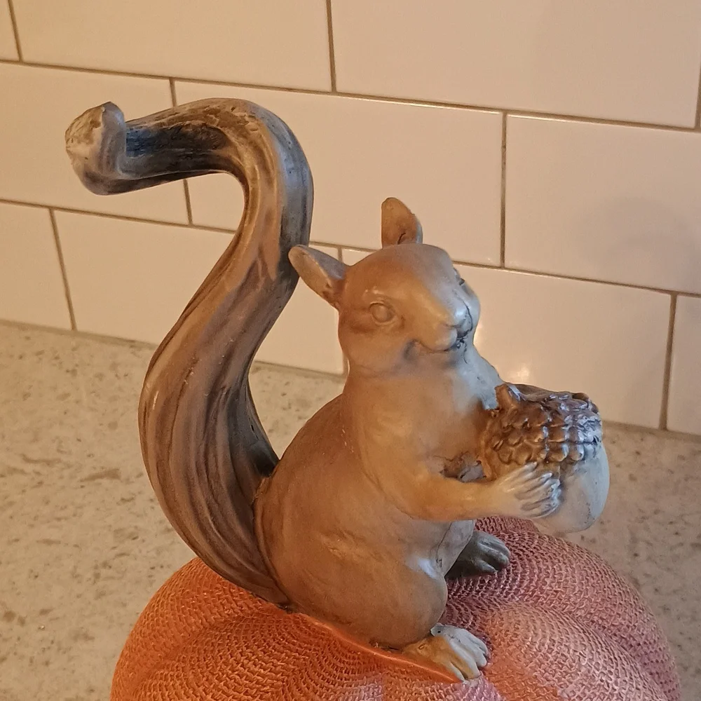 Martha Stewart Fall Squirrel Pumpkin Decor